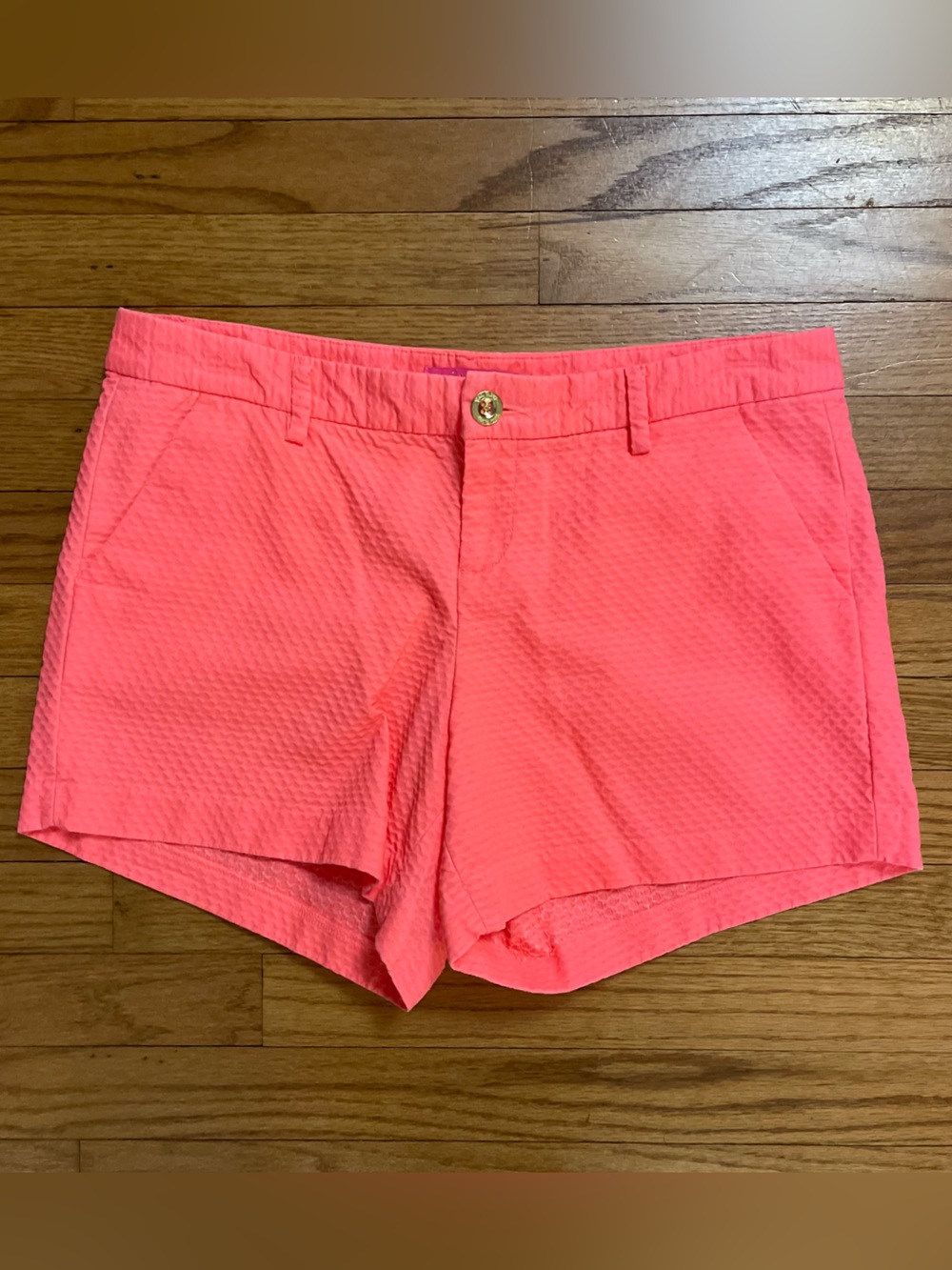 Lilly Pulitzer Pink / Orange 100% cotton Shorts Size 10